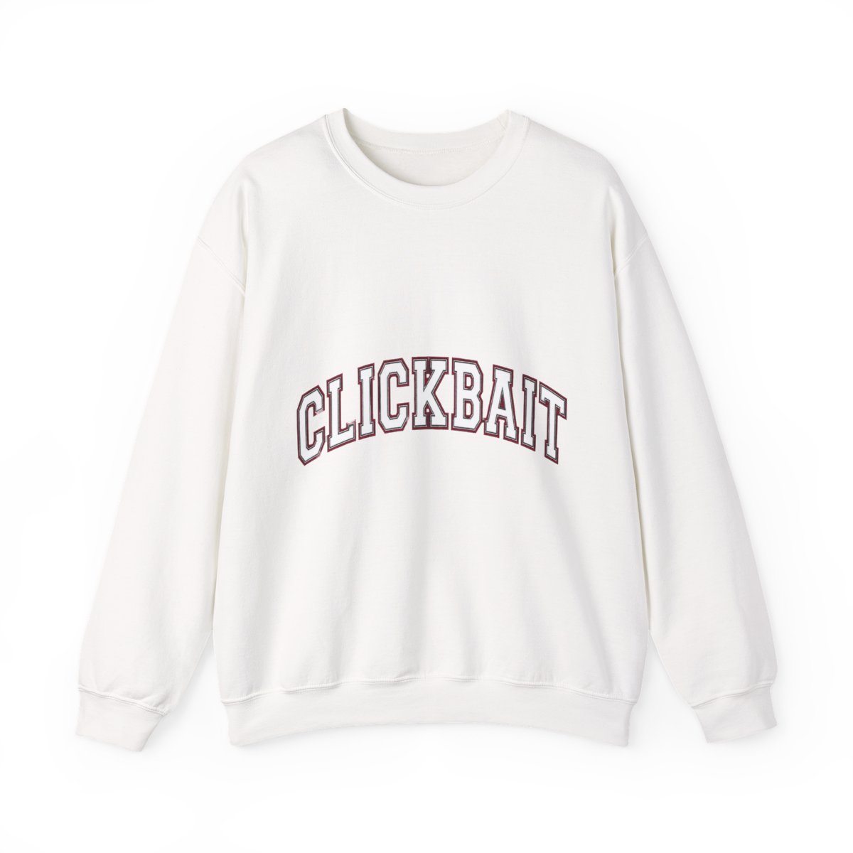 Sweater David Dobrik Red Clickbait Merch David Dobrik Garnet Clickbait Hoodies (BSM) - Official hoodies merchandise