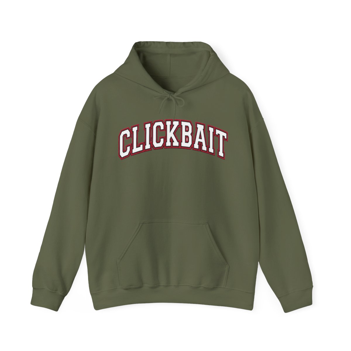 Clickbait David Dobrik Black Hoodie Hoodie Maroon & White Logo Adult Sz S - alternate angle 4, merchandise