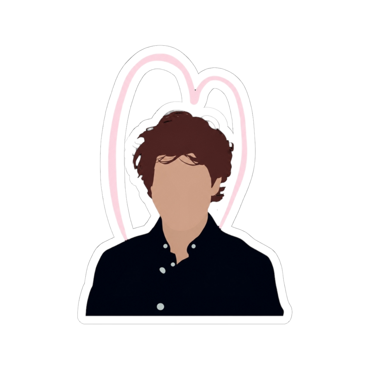 david dobrik neon light insta pic Sticker - alternate angle 1, merchandise