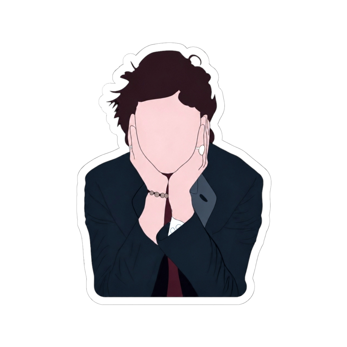 David Dobrik Sticker - alternate angle 1, merchandise