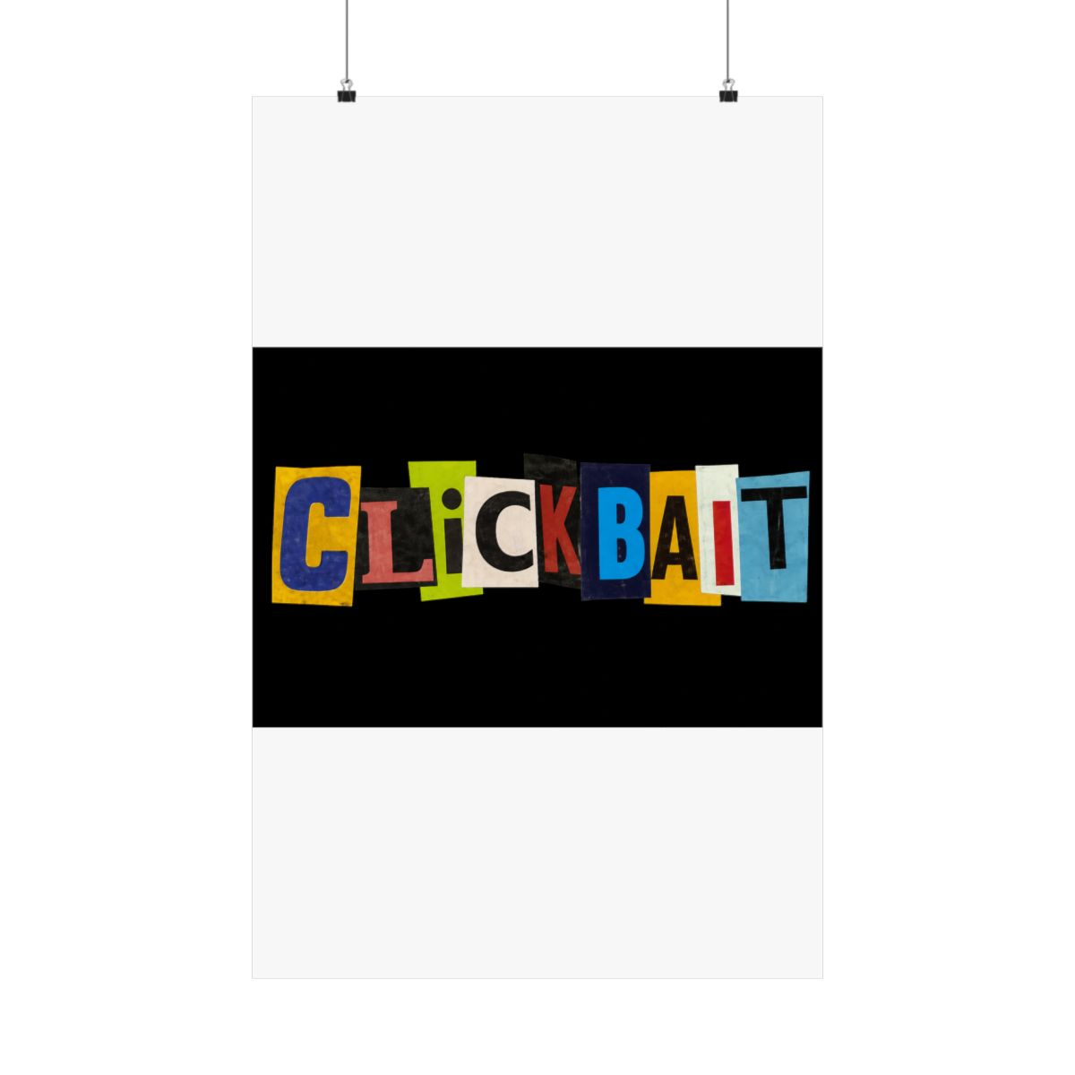 Clickbait - RansomNote Posters and Art | David Dobrik - alternate angle 1, merchandise