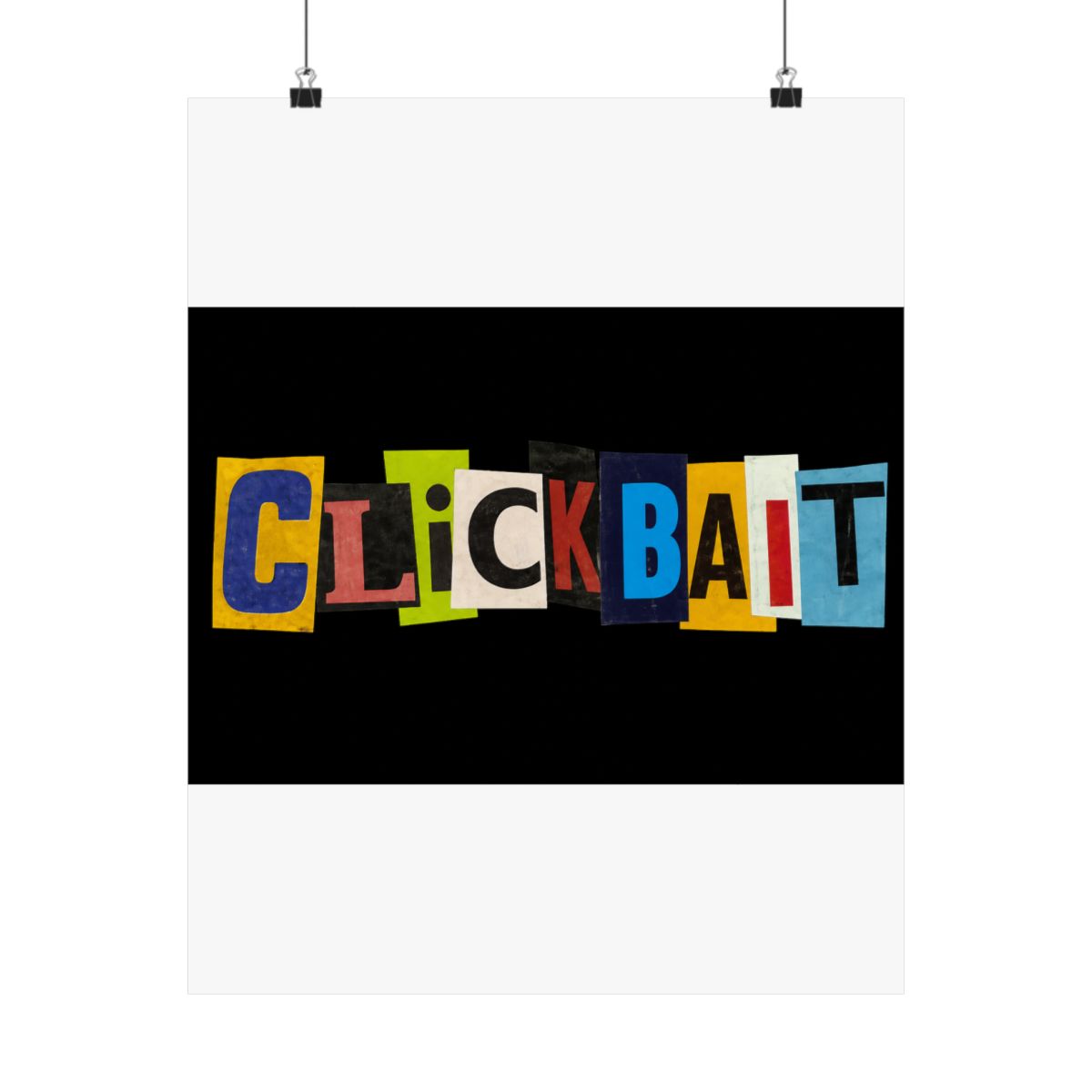 Clickbait - RansomNote Posters and Art | David Dobrik - alternate angle 4, merchandise