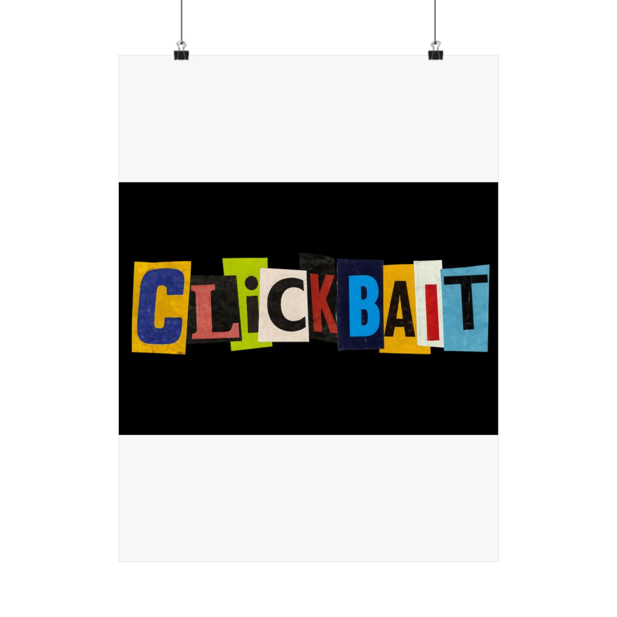 Clickbait - RansomNote Posters and Art | David Dobrik - alternate angle 3, merchandise