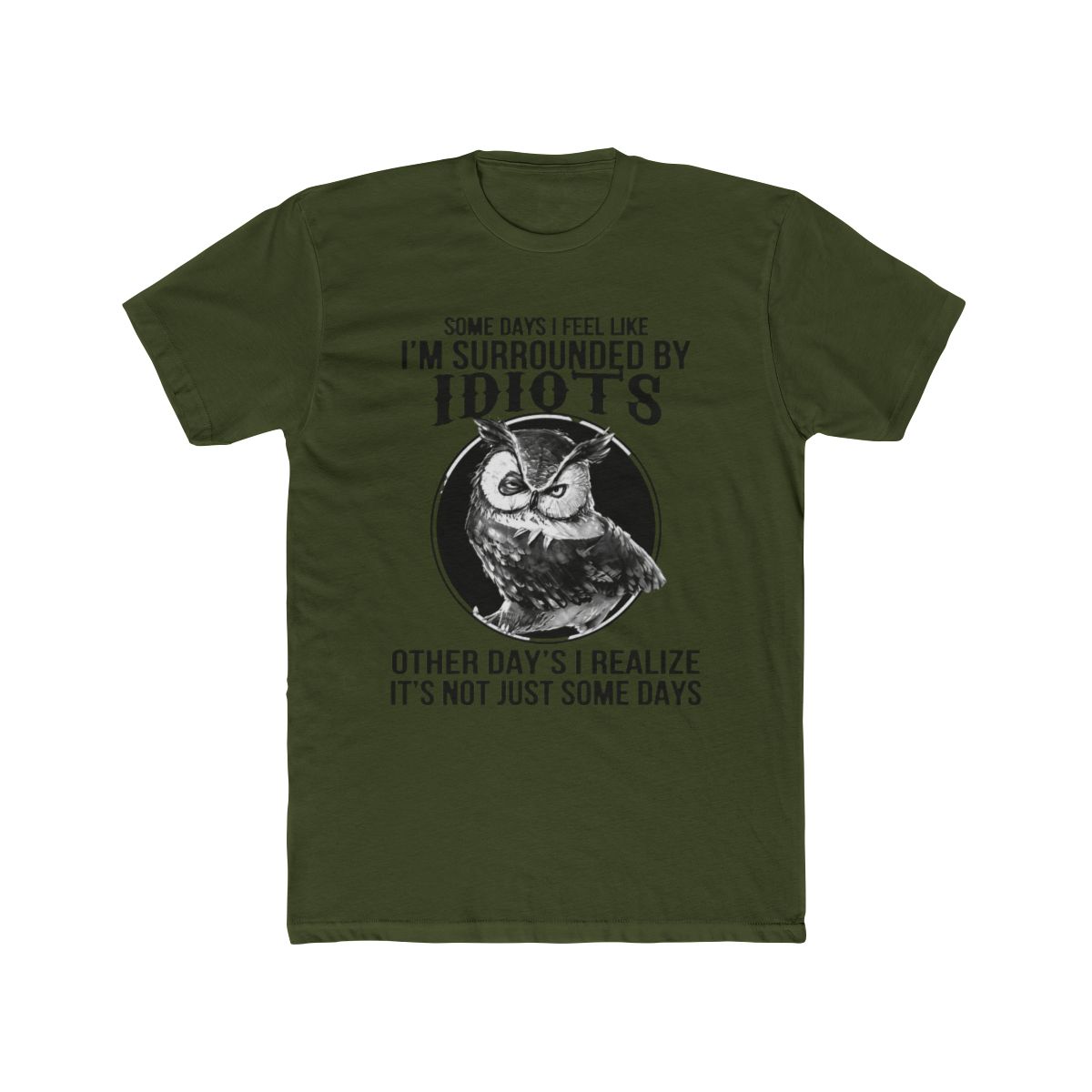 Surrounded by Idiots Funny T Shirt | Sarcastic Everyday Tee | David Dobrik - alternate angle 5, merchandise